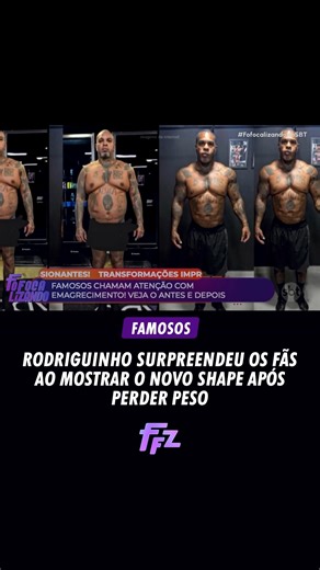Fofocalizando on Instagram: "Rodriguinho surpreendeu os fãs ao mostrar o novo shape após perder peso #FofocalizandoNoSBT"