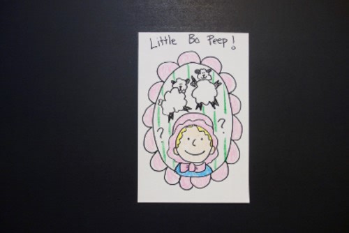 Let's Draw Little Bo Peep!