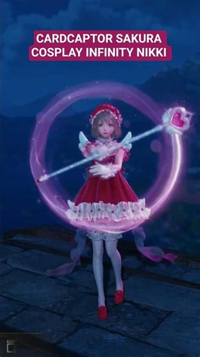 Living my Cardcaptor Sakura dreams through infinity Nikki #infinitynikki #cosplay #cardcaptor