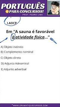 ❌✅ Is it an indirect object or a nominal complement?? #Portuguese #publicserviceexam