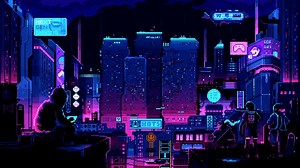 Futuristic, Gamer, Pixel. Free Stock Video