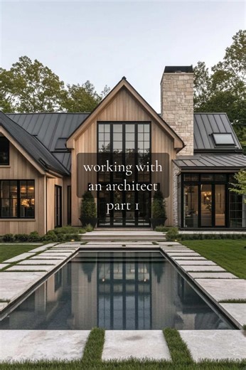 Sharing the process of working with an architect to design our future home and blueprints part 1. 1. Interviewing to find the right fit 2. Initial meeting to discuss process and our needs 3. Inspiration and must have items with tons of photos to create our lookbook 4. Land consultation This all took place in phase one before even starting to draw ideas out. It was both fun and rewarding knowing so much went into drawing the design plans to make it unique and special for the land. Stay tuned for 