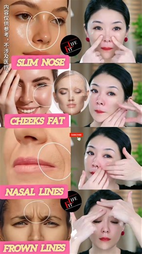 04 Korean Facial Yoga To Make Your Face Younger | Anti-Aging Yoga😱 #yoga #skincare #faceyoga #shorts