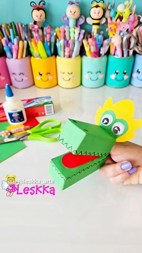 Create a Colorful Paper Craft Frog