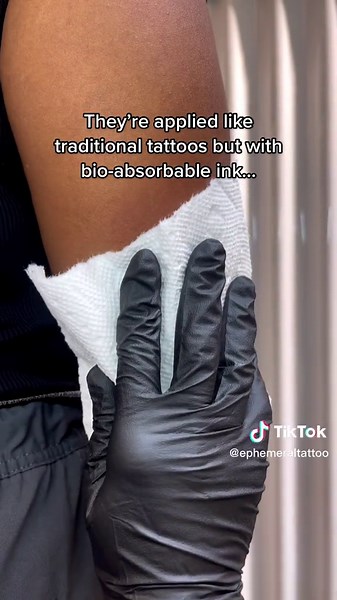 Ephemeral Script Tattoos in Los Angeles Studio