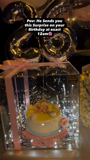 Fov: he Sends you this surprise on your birthday at exact 12am🍁 | WISH BOX