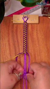 Super easy macrame friendship bracelet #easy #diy #bracelet #craft #style #design #tutorial #howto