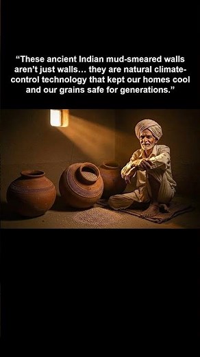 Indian Old Mud House: The Ancient Art of Natural Preservation #ancientindia #indianinventions