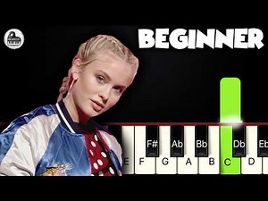 Lush Life - Zara Larsson | BEGINNER PIANO TUTORIAL by Betacustic