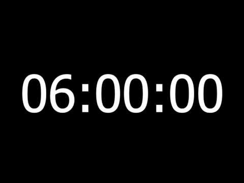 Countdown 6 hour Timer ⏱️