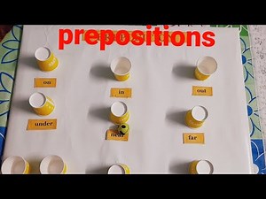 #tlm #preposition #preposition model #positionwords#b.ed teaching aids