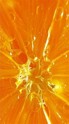 Orange Through a Macro Lens is so satisfying 🤯🔎🍊
