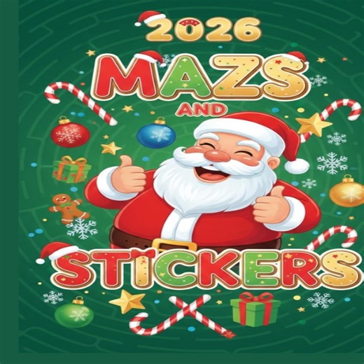 Christmas Mazes and Stickers Printable – Holiday Activity Book – Digital Download - Etsy