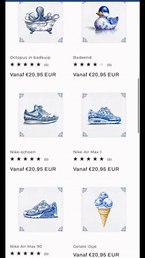 Delft Blue Ceramic Tiles with a modern twist 💙🌷 | The Dutch Tile Project