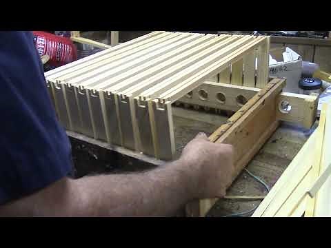 How to build frames for a honey bee hive 10 at a time... Pt 1