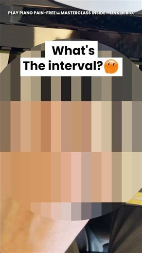 Piano Interval Guessing Game #shorts