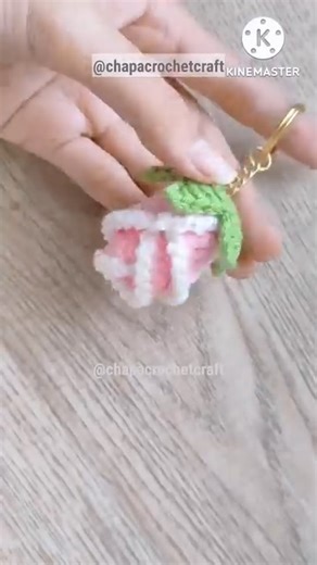 102K views · 1.5K reactions | Easy Crochet Mini Rose Keychain Free pattern #crochet #Beginner #Tutorial | Rodi Crochet Studio | Facebook