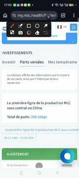 *Suivez cette vidéo pour vérifier vos 5000 parts d'investissement obtenu à l'inscription dans MLC*