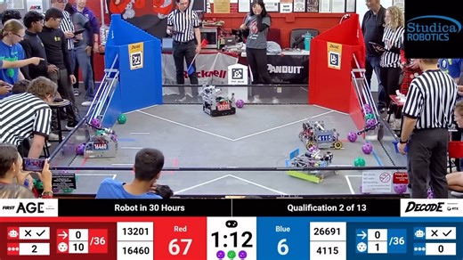 Match 2 | DECODE | Robot in 30 Hours - FUN Robotics Network