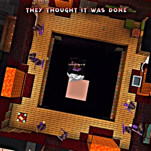 Spoke Nearly Got Voided ☠️ #minecraft #edit #shorts