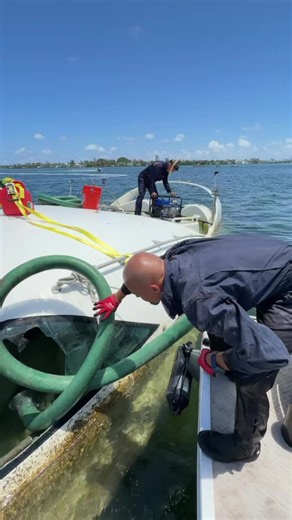 Megalodon Recovery: Pumping Out Water from the Vessel