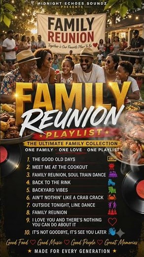 🎶 The Ultimate Family Reunion Playlist 2026 | Southern Soul, Cookout Songs, Backyard Vibes