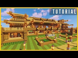 Minecraft: Large Oak Starter Base Tutorial | How to Build a Survival Mansion (#3)