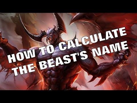 How to CALCULATE the NUMBER OF THE BEAST? What are some names that add to 666? #666 #markofthebeast