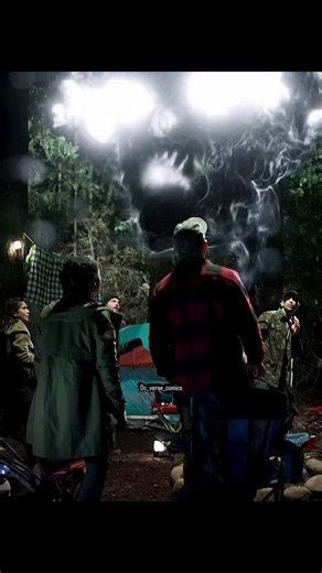 dc.verse on Instagram: "The video is a dramatic and suspenseful sequence featuring characters from The Flash, focusing on a pivotal moment involving the character Deathstorm. The reel transitions from a desperate rescue attempt in a forest to a shocking revelation in an urban setting. ​The Forest Confrontation ​The video begins in a dark, foggy forest at night. A group of people is terrorized by a massive, ghostly figure of smoke and white light with glowing eyes—the Black Flame. The Flash (Barr