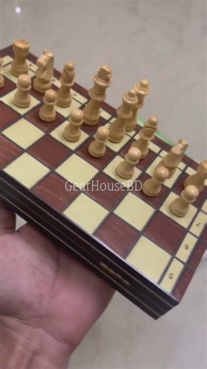 Premium Wooden magnetic chess board size 24x24cm. Visite our website to order #chessboard
