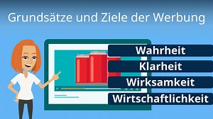 Grundsätze und Ziele der Werbung • einfach erklärt