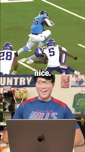 Julius Chestnut With The JOSH ALLEN Hurdle on 4th Down! #nfl