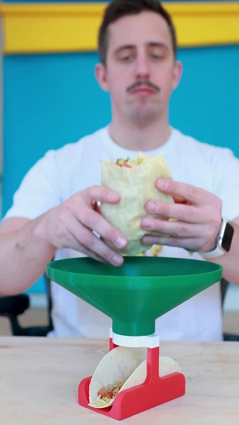 162K views · 2.8K reactions | I invented the Burrito Bumper. | Unnecessary Inventions | Facebook