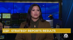 $MSTR Strategy, formerly known as MicroStrategy, reporting a revenue miss for its fourth quarter. CNBC's Tanaya Macheel reports on the results. @timseymour @carterbworth @grassosteve discuss. | CNBC Fast Money