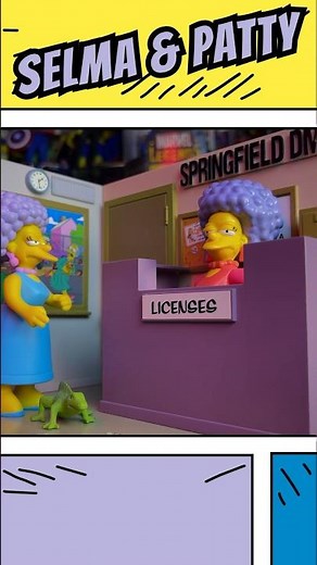 Selma & Patty at the DMV: Simpsons Playset Review 🚗📋