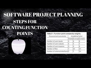 Software Engineering | Steps for Counting Function Count/Function Points | hindi and english
