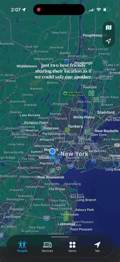 Best Friends Sharing Locations for Safety