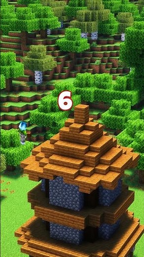 Building a Simple Windmill in Minecraft | Easy Minecraft Building Tutorial #shorts