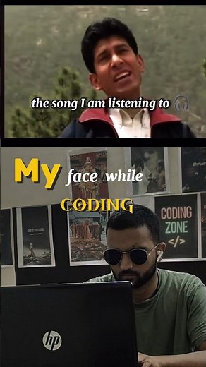 Hardcore coding ft. Garhwali Vibes 🎧 #coding #garhwali #song #memes