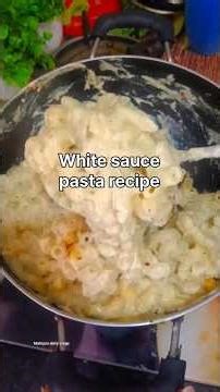 How to make White sauce pasta recipe in Dakhni language #whitesaucepasta #shorts #viralrecipe #short