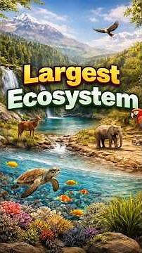 Largest Ecosystem is Biosphere or Hydrosphere? #geography #uplekhpal #environment