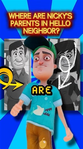 Where Are Nicky’s Parents?! 😱(Hello Neighbor Secret)