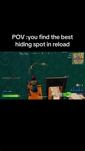 Fortnite: Best Hiding Spot in Reload