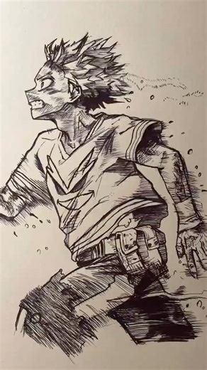When Deku’s Power Hits 💥 | Ultra Instinct Sketch Edit #deku #dekuedit #myheroacademia #dekusketch