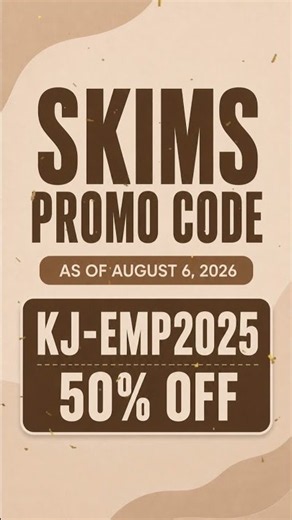 Skims Promo Code as of August 6, 2026