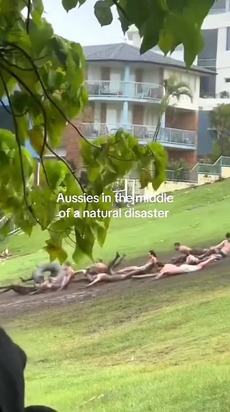 Mud Surfing Cyclone Alfred