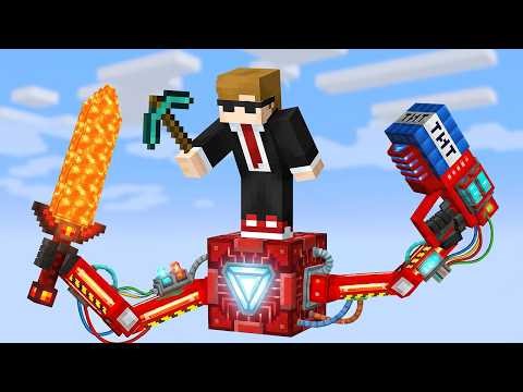 Minecraft, But It's 1 Skiddzie Industries Block!