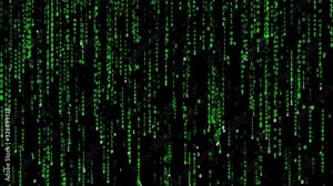Matrix code background - loop