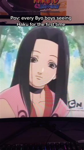 Confident this was a lot of fans first ever trap moment 😂💀 #haku #naruto #anime #animetiktok #animefyp #femboy #trap