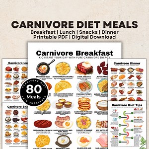 Carnivore Diet List, Carnivore Diet Plan, Carnivore Food List, Carnivore Meal Plan, High Protein Low Carb Keto Diet for Muscle Building - Etsy Australia
